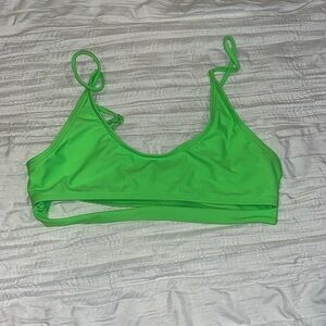 Super sexy bikini, top and lime green! In good condition.